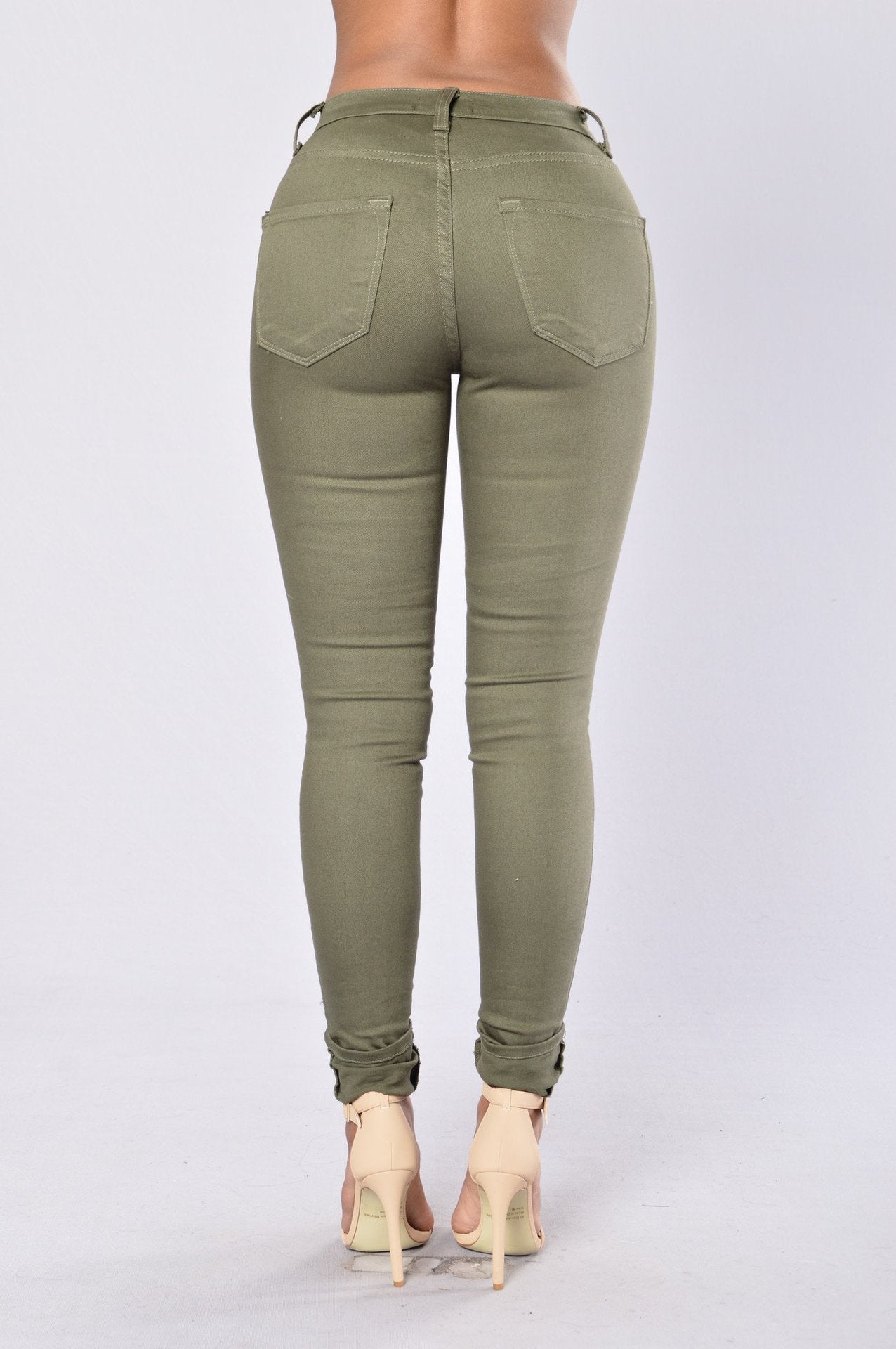 Ripped Pencil Tapered Jeans
