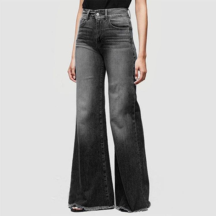 Gwen Wide Leg Tassel Trousers Jeans