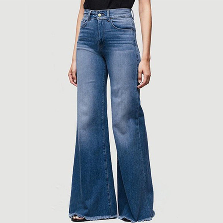 Gwen Wide Leg Tassel Trousers Jeans