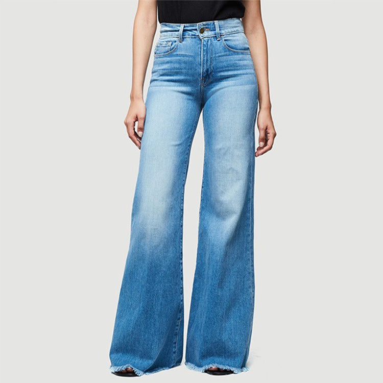 Gwen Wide Leg Tassel Trousers Jeans