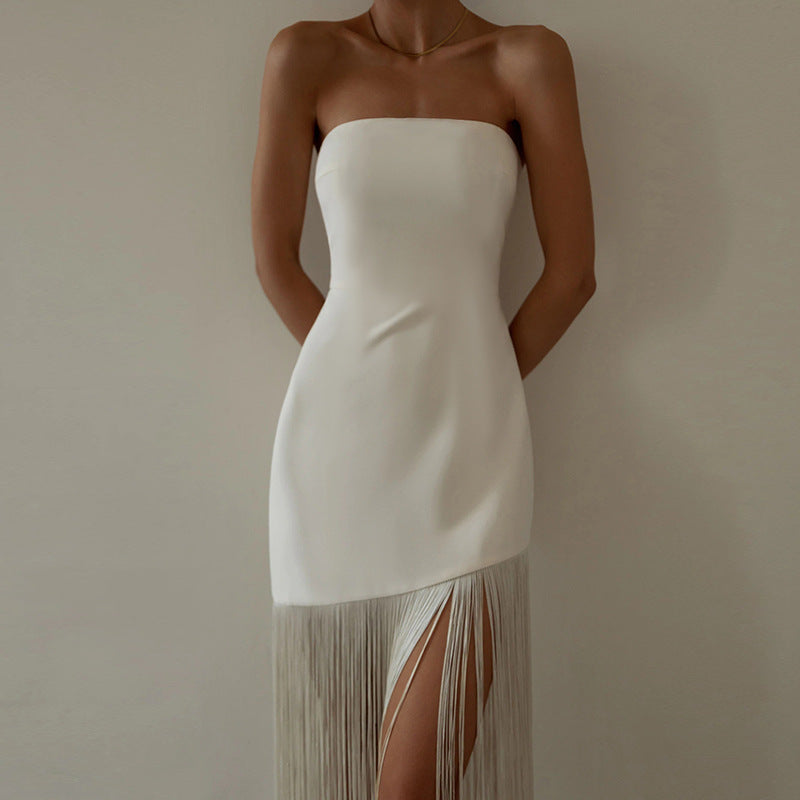 Trisha Sexy Fringe Tassel Dress
