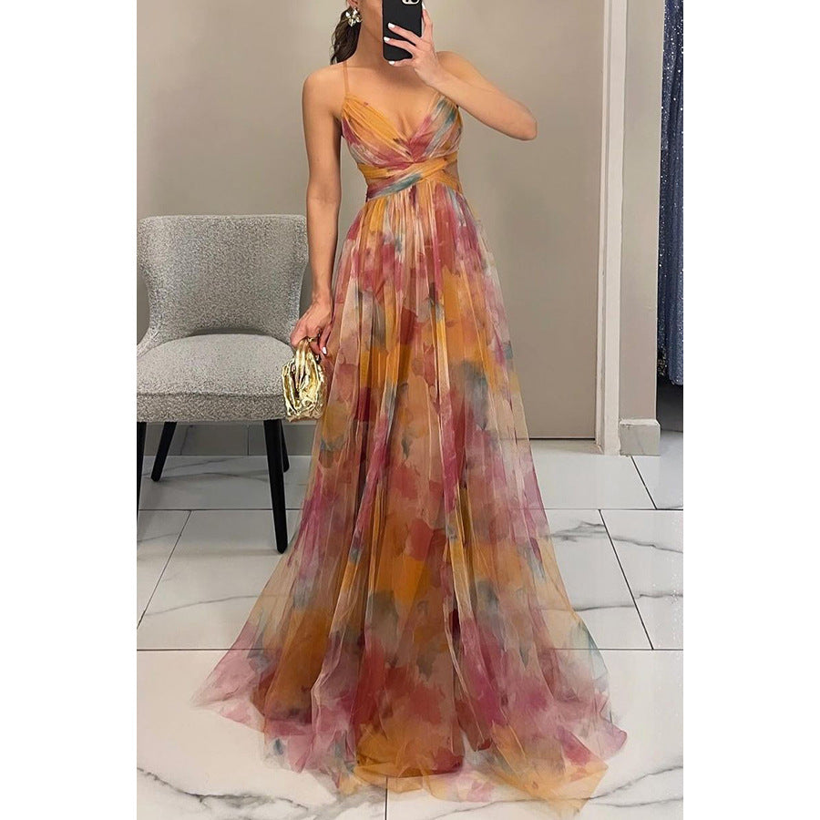 Floral Printed Gown