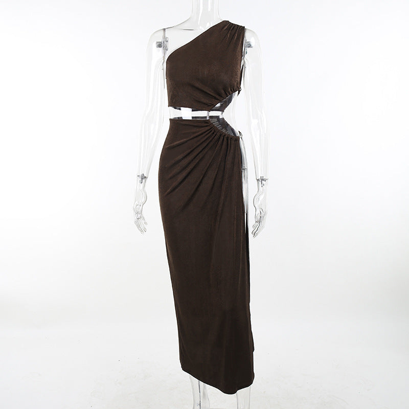 Jess Cutout One Shoulder Night Out Dress