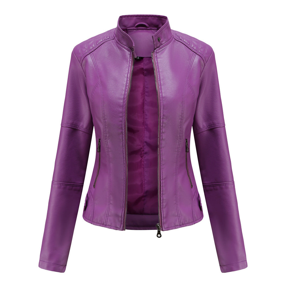 Versatile Slim Biker Jacket