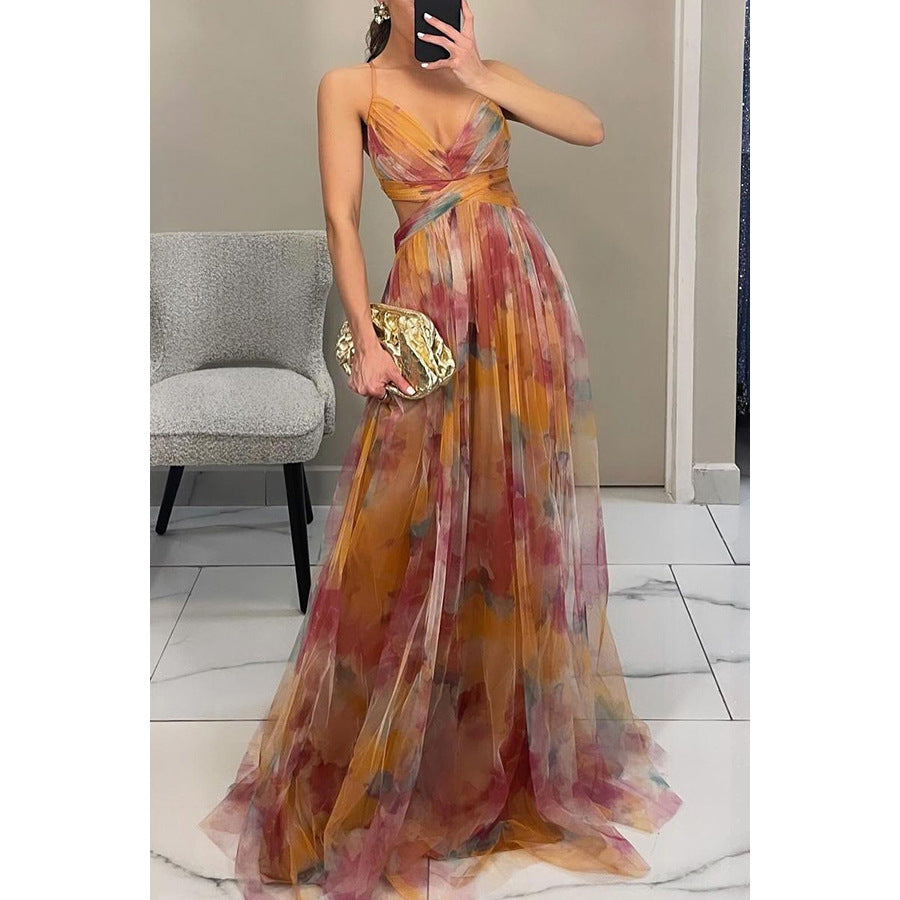 Floral Printed Gown