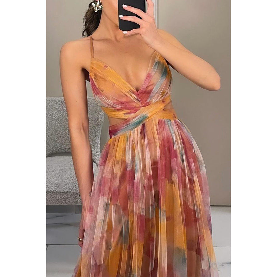 Floral Printed Gown