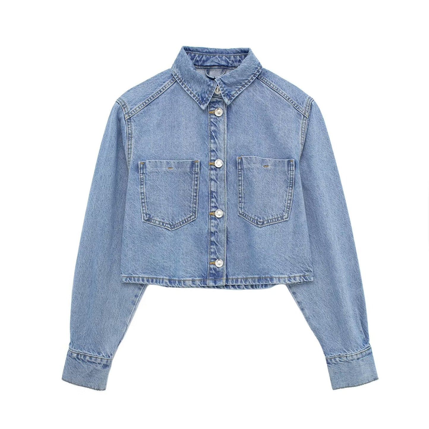 Paulina Short Denim Jacket & Skirt Set