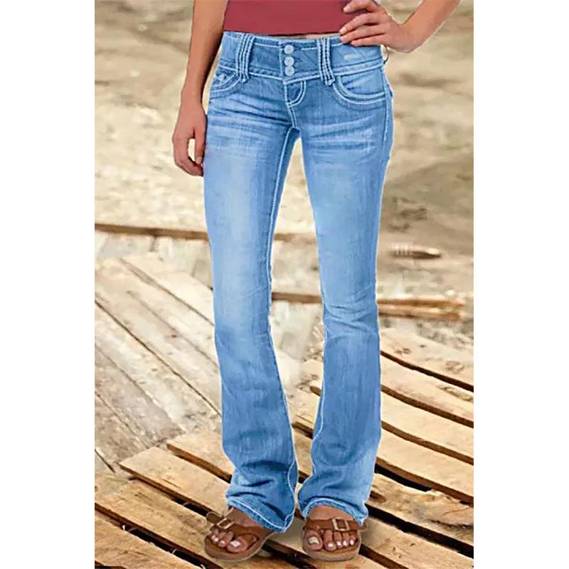 Billie Low Waist Ripped Jeans