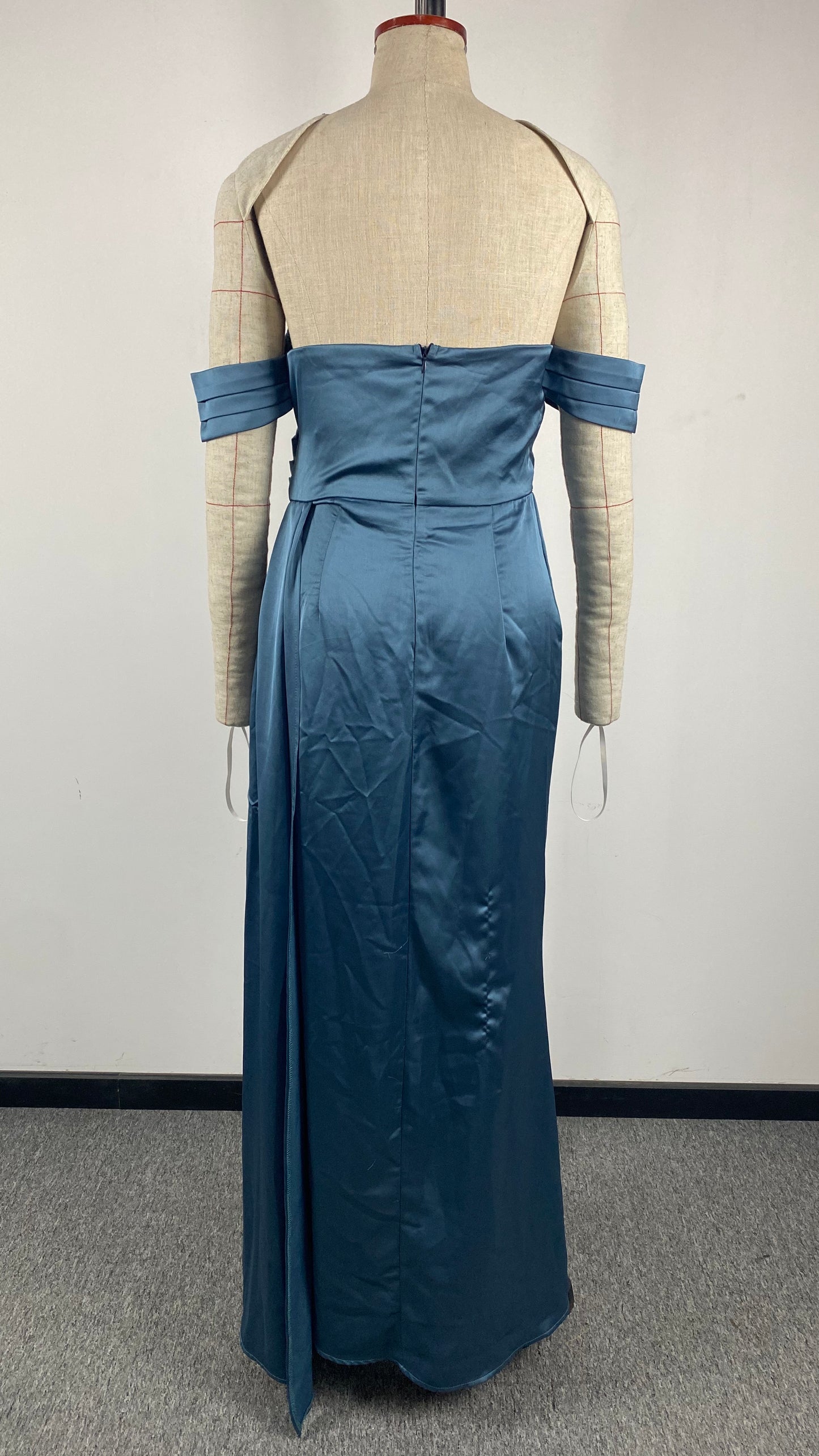 Giselle High Slit Off Shoulder Gown