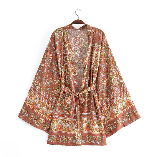 Trisha Printed Kimono Tunic