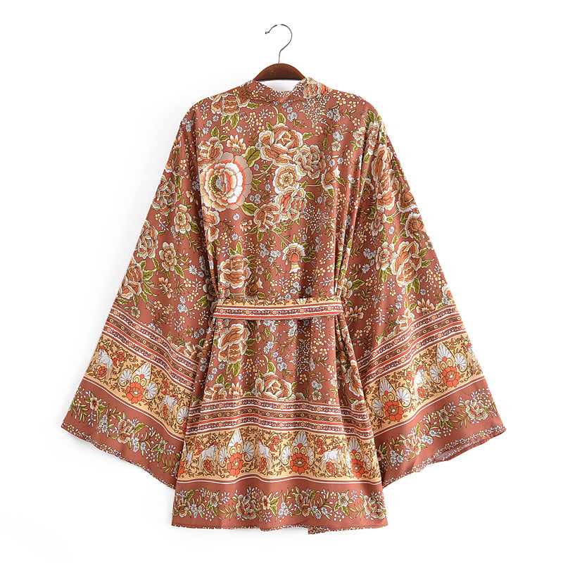 Trisha Printed Kimono Tunic