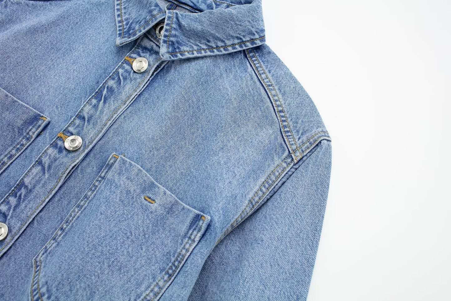 Paulina Short Denim Jacket & Skirt Set