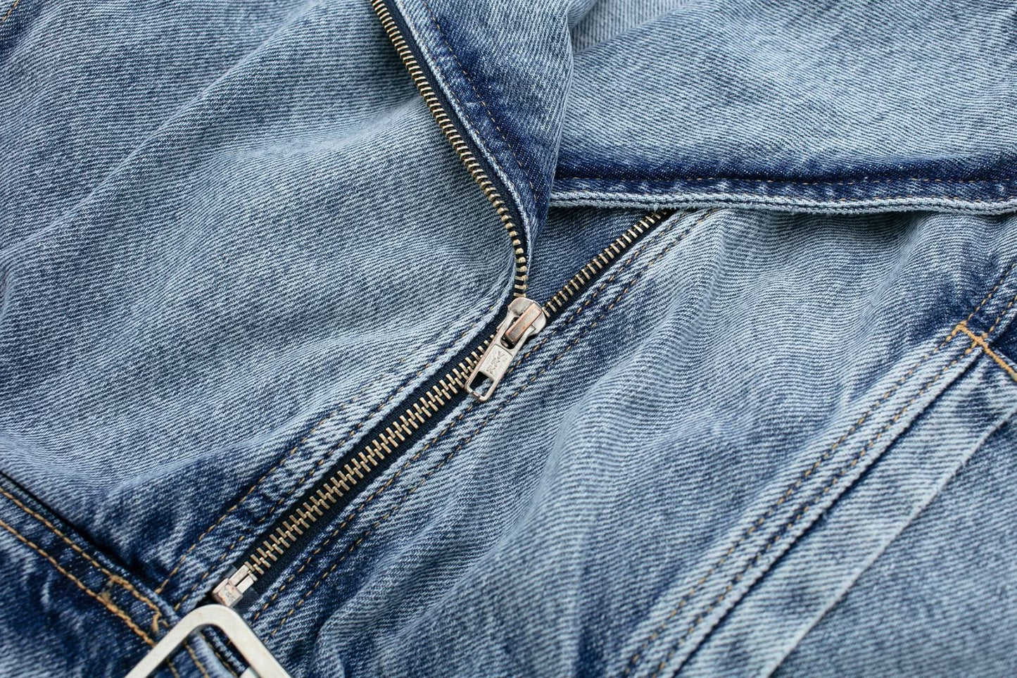 Rana Denim Collared Cropped Jacket