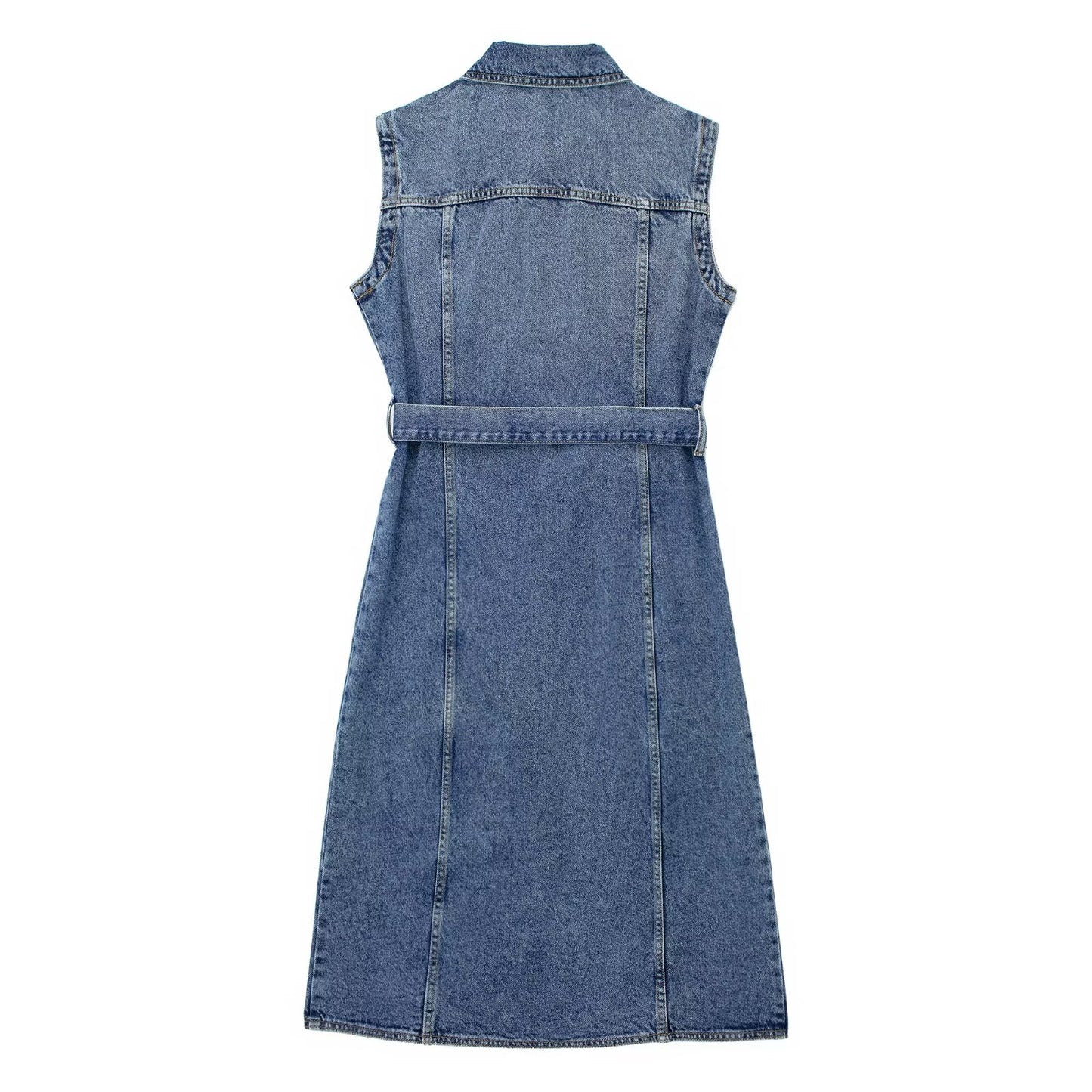 Rita Sleeveless Denim Dress for Women