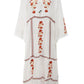 Embroidered Casual Kaftan Maxi