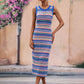 Slim Fit Multi Color Knit Dress
