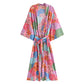 Barcelona Lace up Kimono Robe