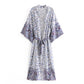 Cotton Blouse Kimono Cardigan