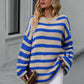 Knitted Crew Neck Pullover Sweater