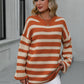 Knitted Crew Neck Pullover Sweater