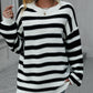 Knitted Crew Neck Pullover Sweater
