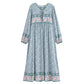 Yumi Tassel Long Sleeve Maxi Dress