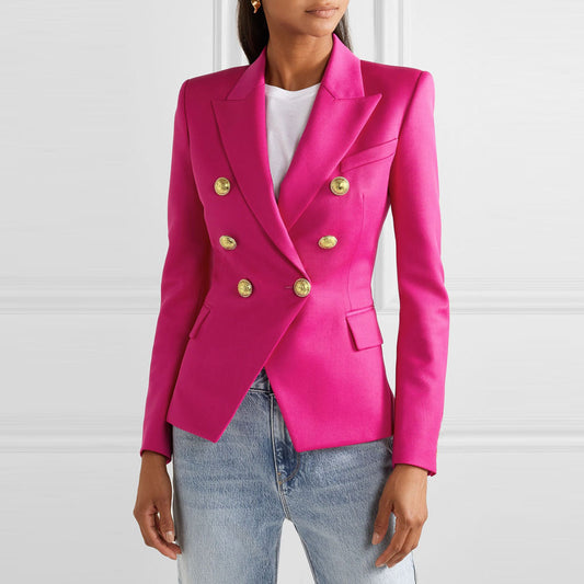 Short Double Breasted Coat Blazer