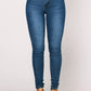 Ultra High Waist Stretch Denim Skinny Pants