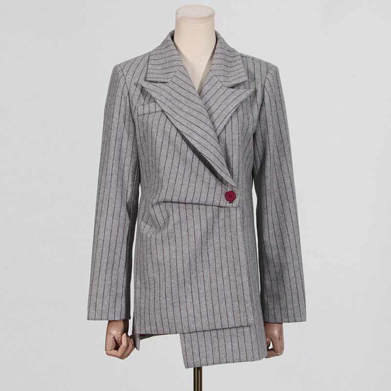 Striped Trendy Blazer