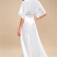 Slubbed Fabric Stitching Lace Beach Cover up Sexy Cardigan Vacation Sun Protection Shirt Bikini Cover