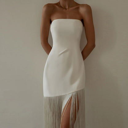 Trisha Sexy Fringe Tassel Dress