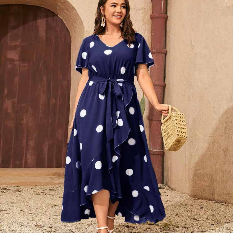 Day to Night Polka Dot Dress – Something She Likes Wholesale