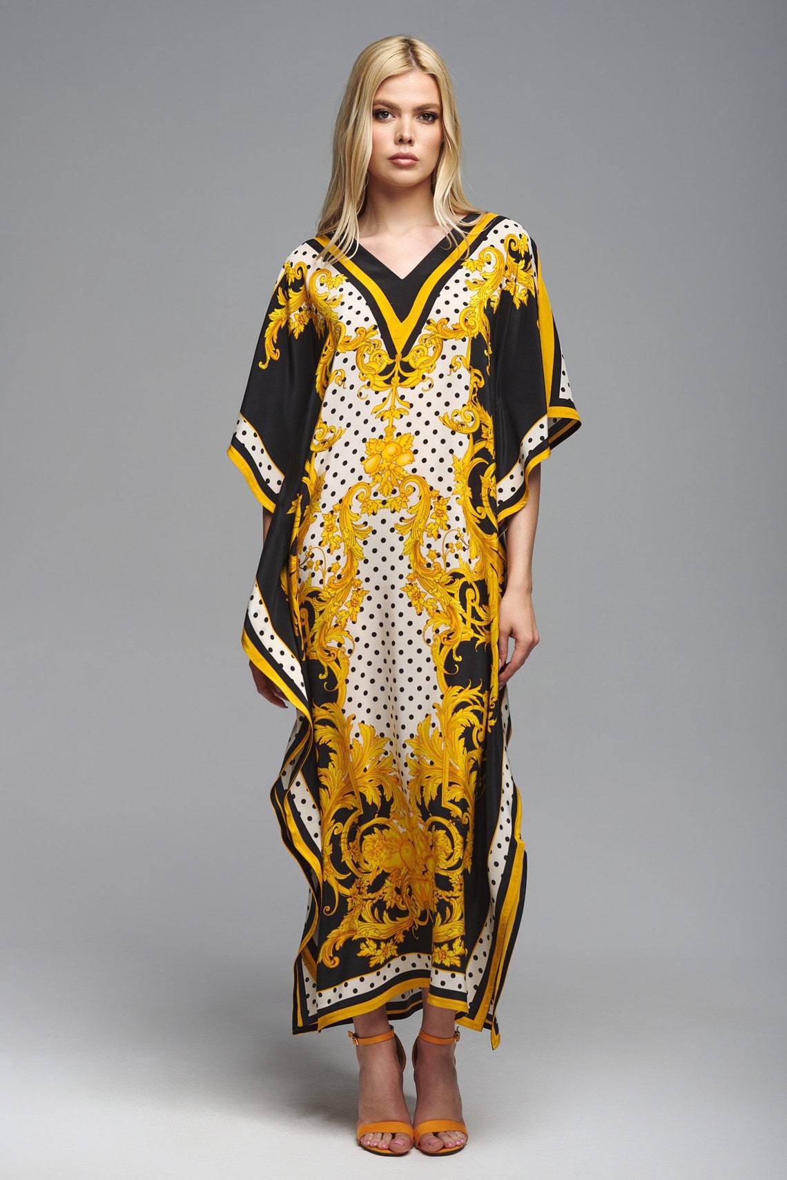 Skylar Vintage Printed Kaftan