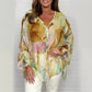 Summer Floral Printed Chiffon Shirt