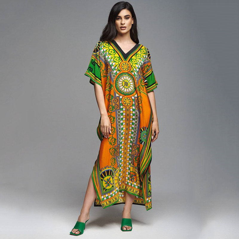 Skylar Vintage Printed Kaftan