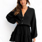 Sandra Long Sleeve Loose Shirt Dress