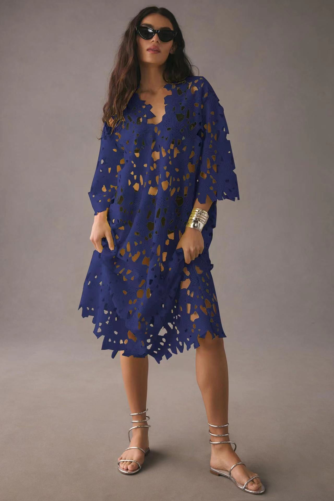 Casual Loose Fit Beach Dress