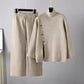 Casual Wide Leg Pants Two Piece Set