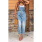 Capri Denim Overalls