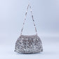 Handmade Silver & Gold Beaded Shoulder Bag