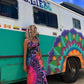 Summer Sexy Open Back Tie Dye Dress