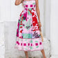 Casual Printed A Line Dress
