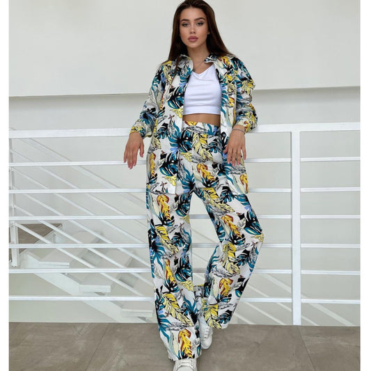 Printed Relaxed Fit Casual Set