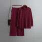 Comfortable Two-Piece Sweater Set