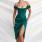 Slim Fit Solid Bodycon Party Dress