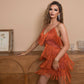 Sleeveless Night Out Fringe Dress