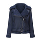 Vegan Leather Shearling Jacket