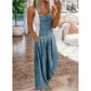 Ashley Wide Leg Denim Jumpsuit