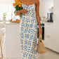 Sexy Slim Fit V Neck Backless Long Dress