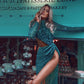 Sexy Sequined Long Sleeved Cocktail Dress